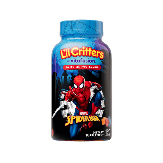 Lil Critters Spider Man Daily Multi Vitamin Gummies, 190 ct