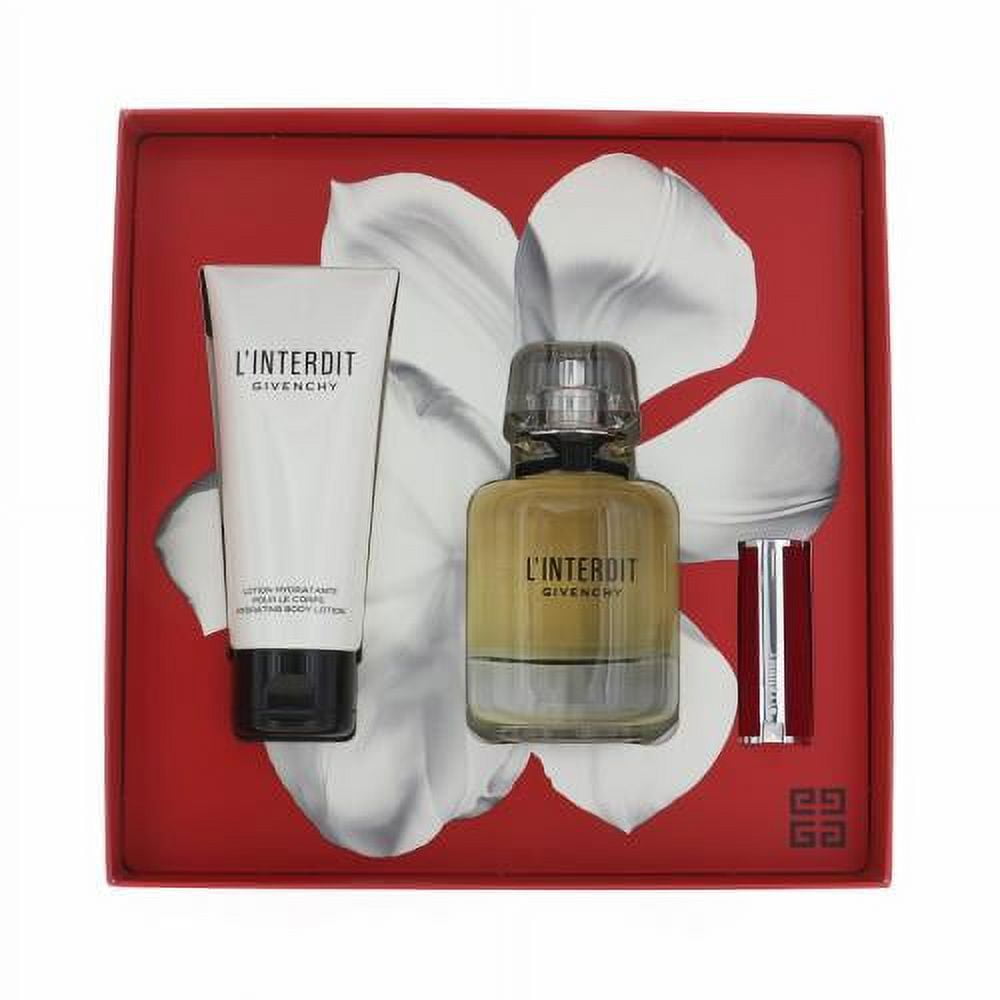 L'interdit Women 3 Piece Gift Set - 2.5 Oz Hydrating Body Lotion By  Givenchy 