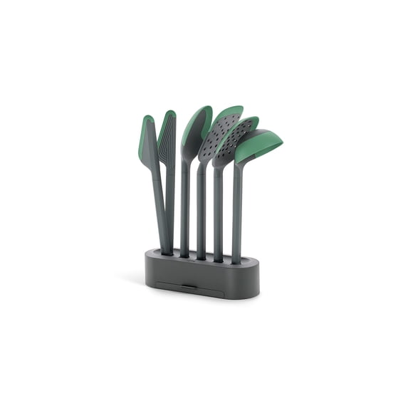 Lékué Essential Cooking 5-Piece tool set, Grey with Green