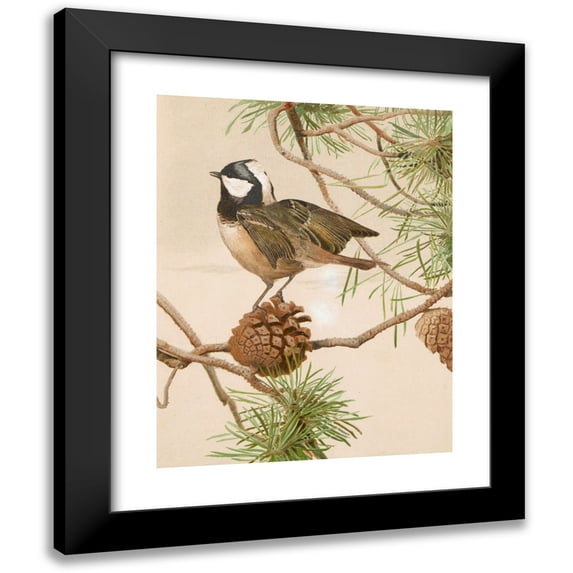 Léo-Paul Robert 12x14 Black Modern Framed Museum Art Print Titled - Black Title (1880)