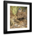 thumbnail image 1 of Léo-Paul Robert 19x24 Black Modern Framed Museum Art Print Titled - Blue Throat (1880), 1 of 5