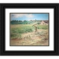 thumbnail image 1 of Léon Augustin Lhermitte 17x15 Black Ornate Wood Framed Double Matted Museum Art Print Titled - Hatoraking (circa 1870-1902), 1 of 5