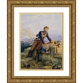 thumbnail image 1 of Léon Cogniet 15x18 Gold Ornate Wood Frame and Double Matted Museum Art Print Titled - The Polish Standard-Bearer, Paris 1814 (C. 1831), 1 of 4