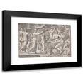 thumbnail image 1 of Léon Davent 18x13 Black Modern Framed Museum Art Print Titled - Venus and Mars Served by Cupid and the Three Graces (C. 1547), 1 of 5