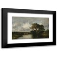 thumbnail image 1 of Léon-Victor Dupré 18x13 Black Modern Framed Museum Art Print Titled - The Oak Pond, 1 of 5