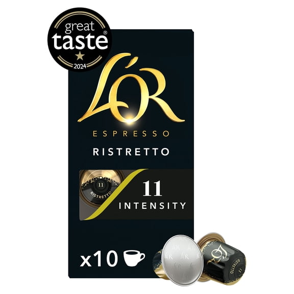 L'or. Espresso Ristretto Coffee Pods X10 52G, Imported from Britain