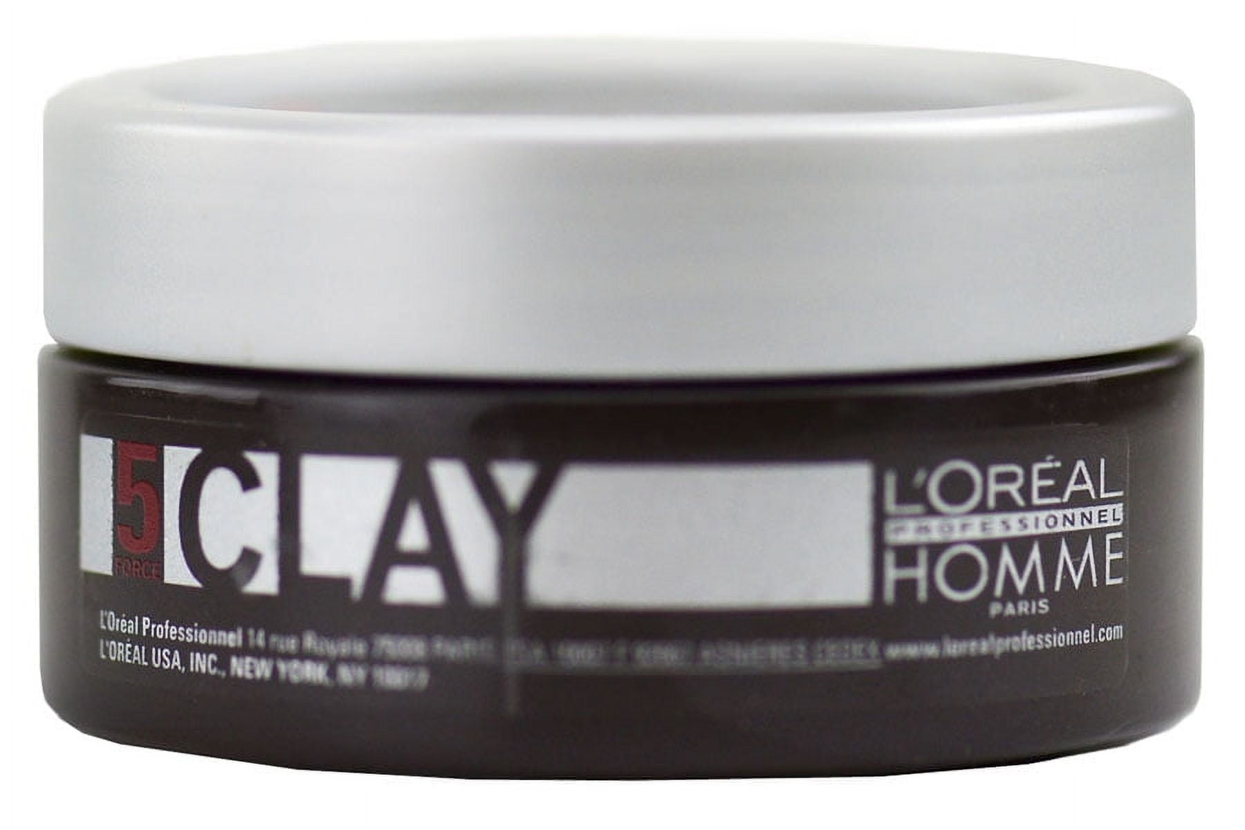 L'OREAL PROFESSIONNEL L'oreal Homme Clay Strong Hold Matt Clay (Size : 1.7 oz)