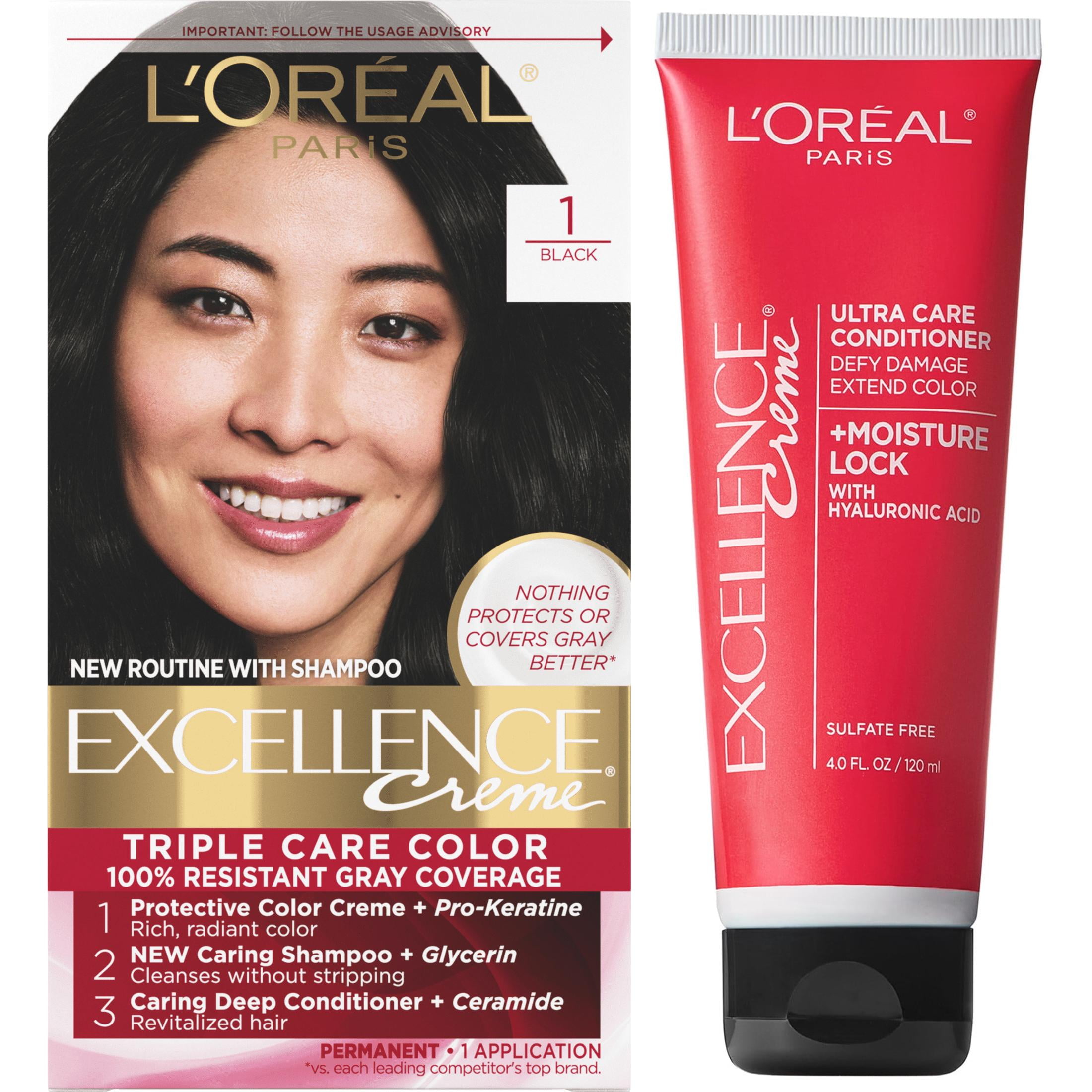 L'OREAL EXCELLENCEヘアトリートメント3 　40g✖️44個 Amazon.com : L'Oreal Paris Excellence Crème Permanent Hair Dye