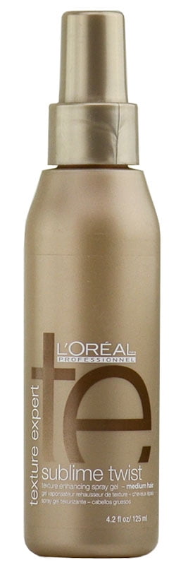 L’oreal Professional Sublime Twist Texture Enhancing Spray Gel 4.2 Oz ...