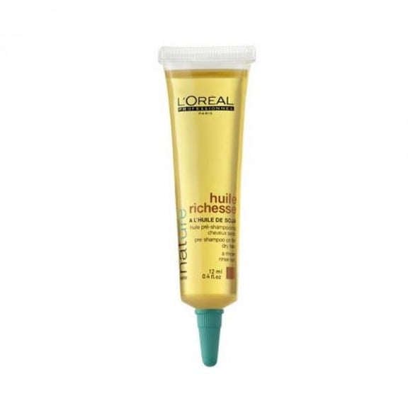 L'oreal Serie Nature Huile Richesse Pre-Shampoo Oil for Dry Hair ( 1 x 0.4 oz vial)