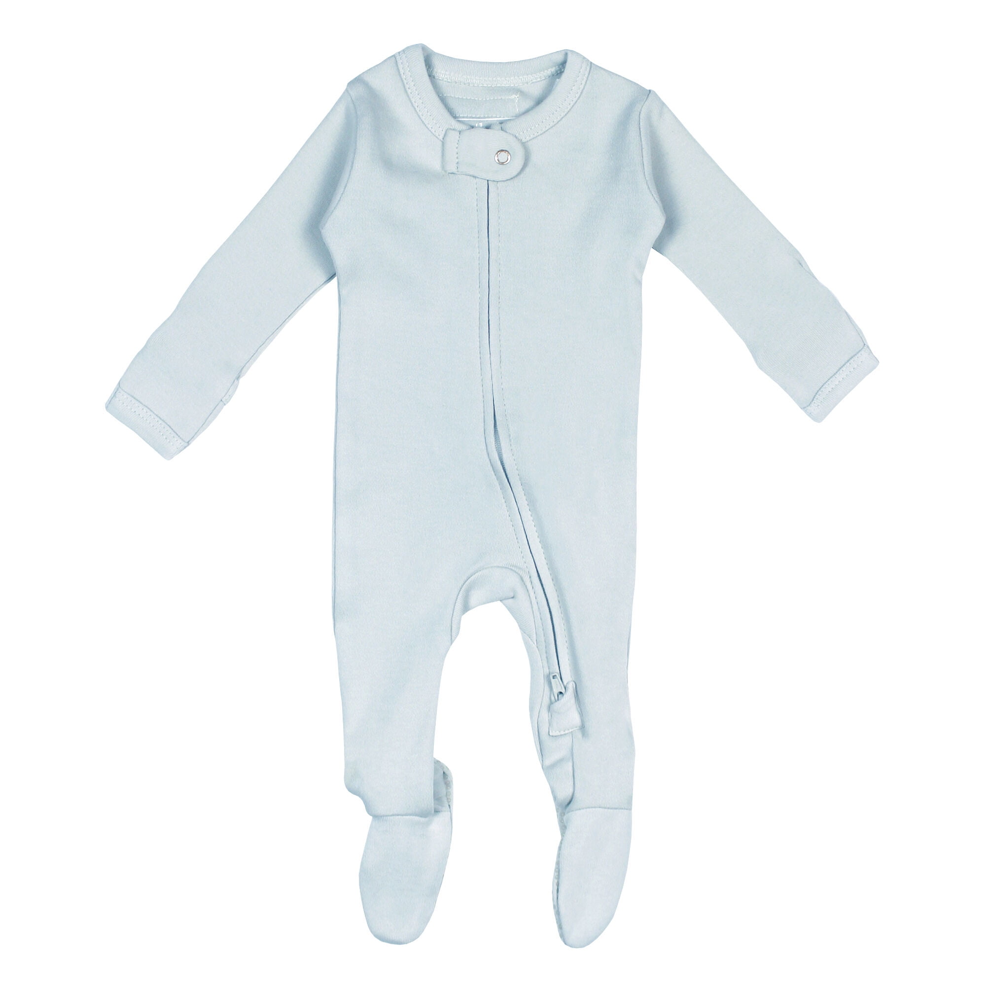L'ovedbaby Baby Unisex 100% Organic Cotton Zipper Footie, Sleep