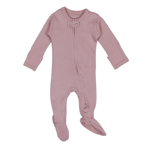 L'ovedbaby Baby Unisex 100% Organic Cotton Zipper Footie, Sleep N Play, Size Preemie-9 Months