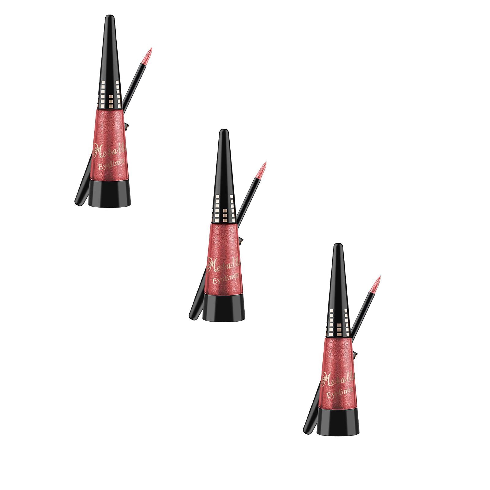Lásh Glue Liner Pen – Waterproof EyéLásh Glue Pen with Applicator, Latex Free Lásh Glue Liner Pen for False Láshes, Face Jewels & Glitter, Strong All-Day Hold, Smudge-Proof 1PC*3 Makeup Organizers
