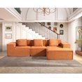 thumbnail image 1 of L shape modular sectional sofa, 1 of 5