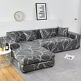 thumbnail image 1 of L-shaped Sofa Covers for Living Room Elastic Sofa Slipcovers Couch Cover Stretch Corner Sofa Cover Chaise Longue Cushion Cover, 1 of 5