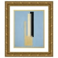 thumbnail image 1 of László Moholy-Nagy 15x18 Gold Ornate Wood Frame and Double Matted Museum Art Print Titled - Construction (circa 1920-22), 1 of 4