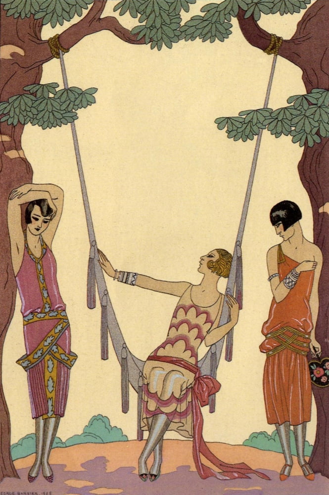L???t Canvas Art - George Barbier (18 x 24)