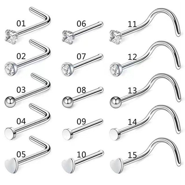 L type straight rod nose nail suit curved rod medical grade stainless