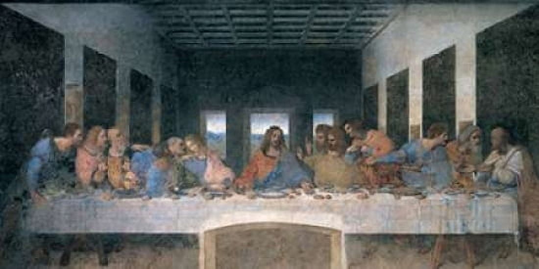 L ultima cena Canvas Art - Leonardo da Vinci (24 x 48)