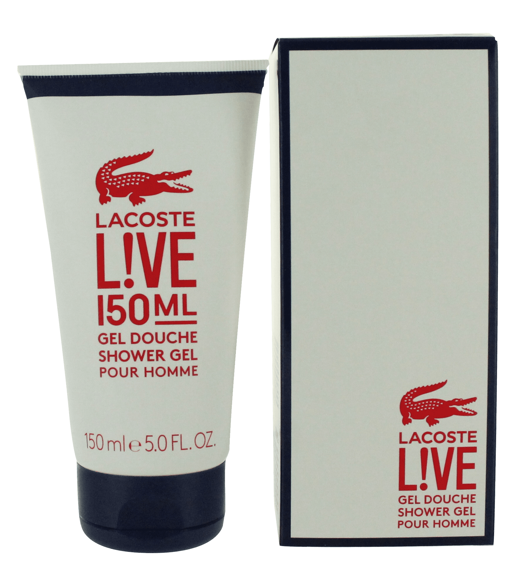 L!ve Pour Homme by Lacoste For Men Shower Gel 5oz
