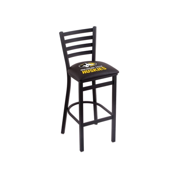 L004 Michigan Tech 25" Stationary Counter Stool with Black Wrinkle Finish