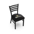 thumbnail image 1 of L00418 Black Wrinkle Wright State Stationary Chair with Ladder Style Back by Holland Bar Stool Co., 1 of 2