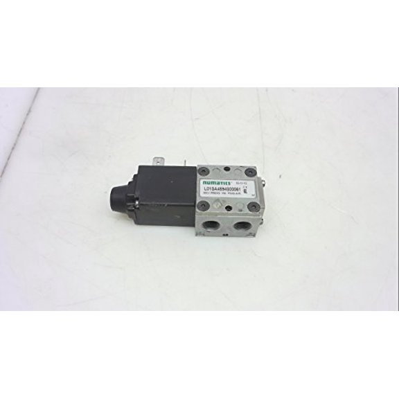 L01SA4594000061 1/8" Ports, 2 Position, 24 V DC, 4-Way, Common Exhaust, DIN Plug-in DC Solenoid, L01 Series, LINE Mounted, NPTF, Single Direct Solenoid, Valve, Spring Return W/Flush$$Plumbing & HVAC