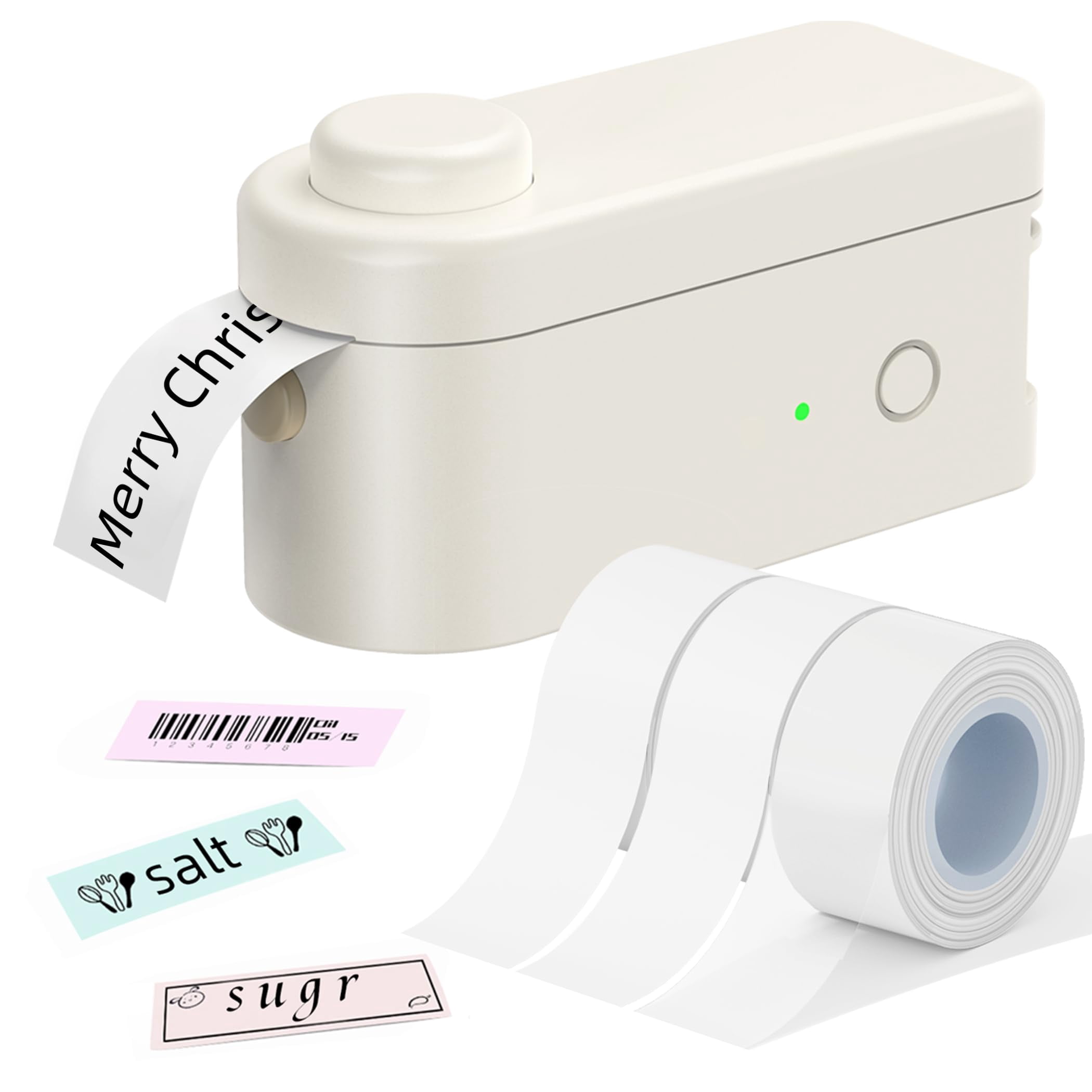 L1 Label Maker Machine With Tape Includes 3 Tapes - Portable & Rechargeable Makers Compatible 9 12 16mm Mini Labeler For Organizing Office Home School