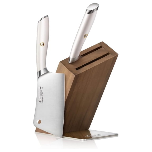 L1 Series 3-Piece HUA Cleaver Knife Block Set, Forged German Steel, 1027518