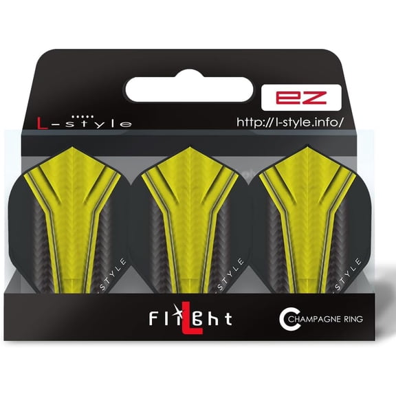 L1 Standard Dart Flights EZ Inception Yellow 1 Set (3 Flights)