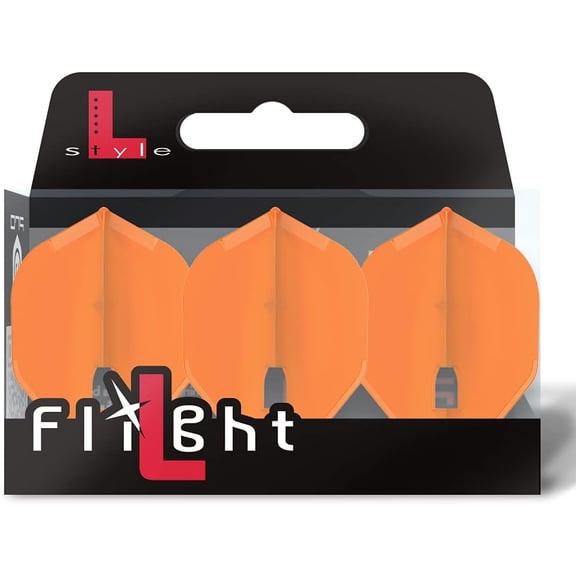 L1 Standard Dart Flights  PRO  Orange  1 Set (3 Flights)