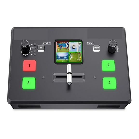 L1 V1 Multi Format Video Mixer Switcher 4xHDMI Inputs Camera Production USB3.0 Live Streaming ,Easy to Install