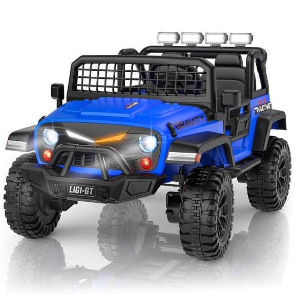 L10 APEX 24V 4WD Ride On Car for Big Kids, 2-Seater Electric Vehicle with Remote Control, Shock Absorption, 3 Speeds, Soft Start, Stylish LED Lights, Music & Bluetooth &FM, Ideal Gift for Kids