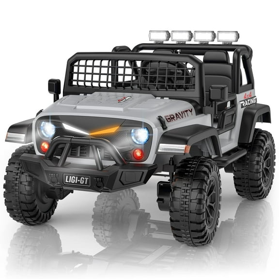 L10 APEX 24V 4WD Ride On Car for Big Kids, 2-Seater Electric Vehicle with Remote Control, LED Lights & Music, Exciting Christmas Surprise for Children