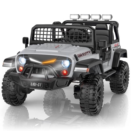 L10 APEX 24V 4WD Ride On Car for Big Kids, 2-Seater Electric Vehicle with Remote Control, LED Lights & Music, Exciting Christmas Surprise for Children