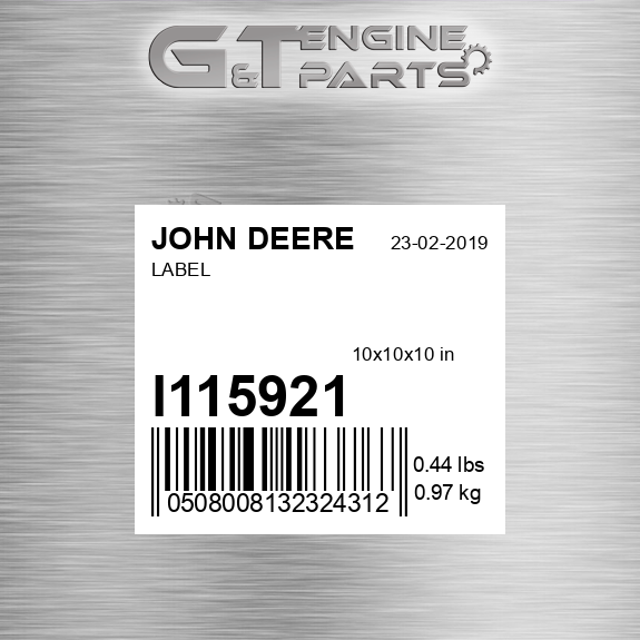 L115921 LABEL fits JOHN DEERE (New OEM) - Walmart.com