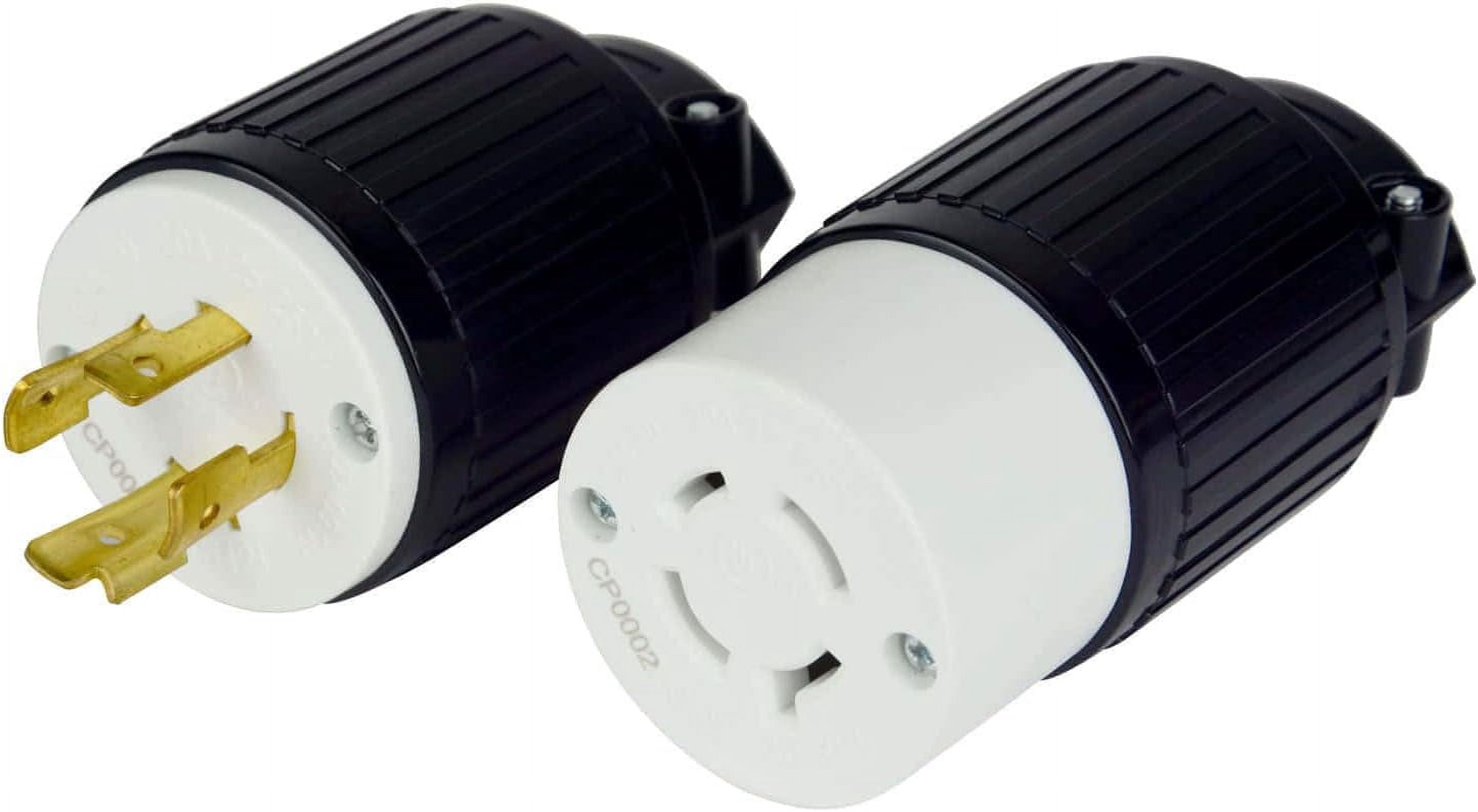 / L14-20R Plug Set 20A 125/250V Locking UL Listed / Generator