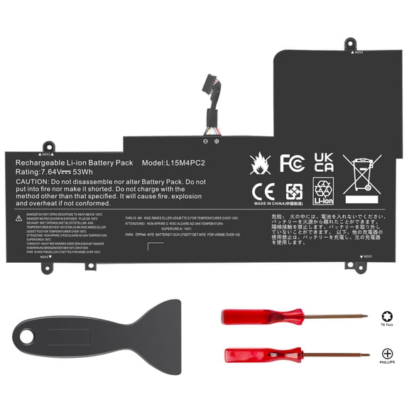 L15M4PC2 L15L4PC2 Laptop Battery for Lenovo Ideapad Yoga 710-11 710-14ISK 710-14IKB 710-15IKB 710-15ISK 710-14ISK-IFI 710-14ISK-ISE Series Notebook 5B10K90778 5B10K90802