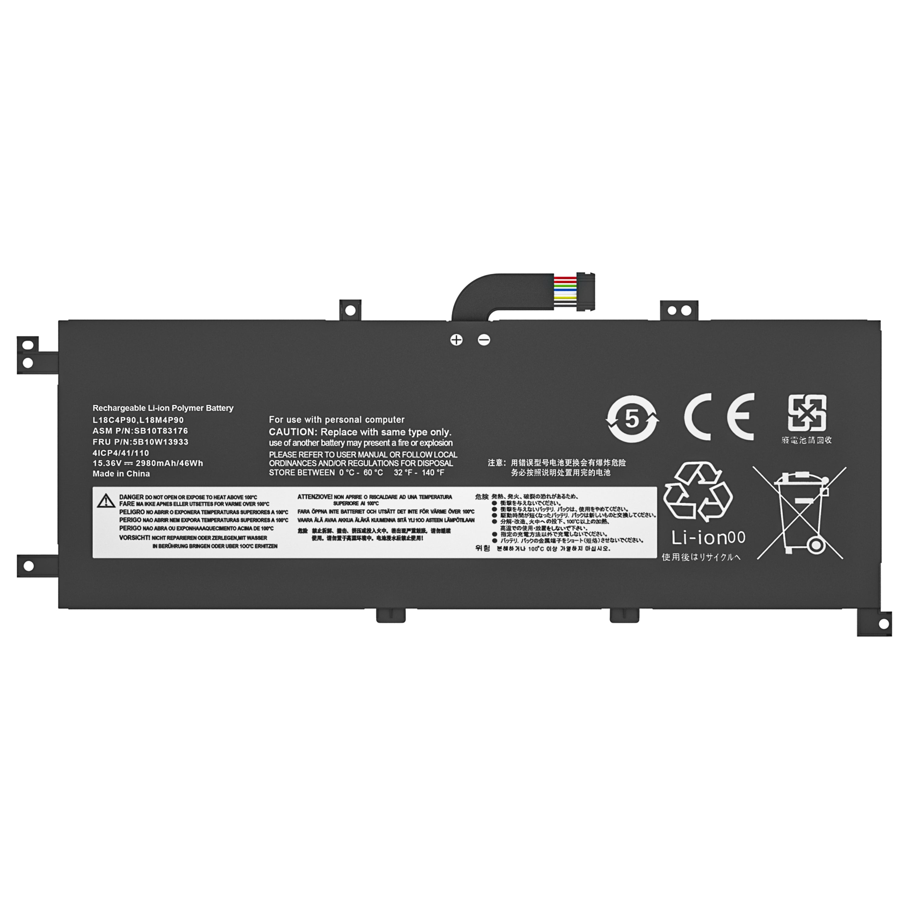 L18C4P90 L18D4P90 Battery for Lenovo ThinkPad L13/ L13 Gen 2 / L13