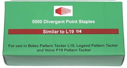 Staples Pattern L19 1/4 Pattern Tacker Staples - Walmart.com
