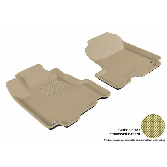 3D MAXpider® Floor Mat KAGU TAN HONDA CR-V 2007-2011 (L1HD00611502)