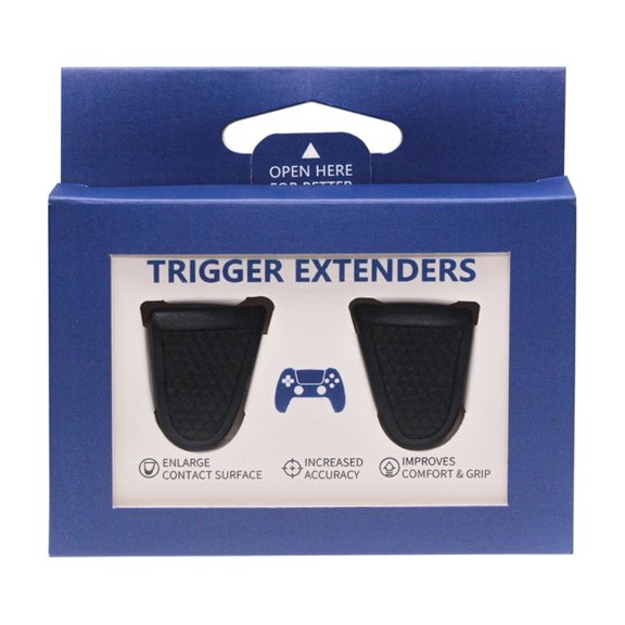 L2 R2 Trigger Extender for PS5 Controller, Analog Button Kit, Anti-Slip Football Texture Replacement Parts
