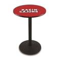 thumbnail image 1 of L214 University of Louisiana at Lafayette 42'' Tall - 30'' Top Pub Table with Black Wrinkle Finish, 1 of 1