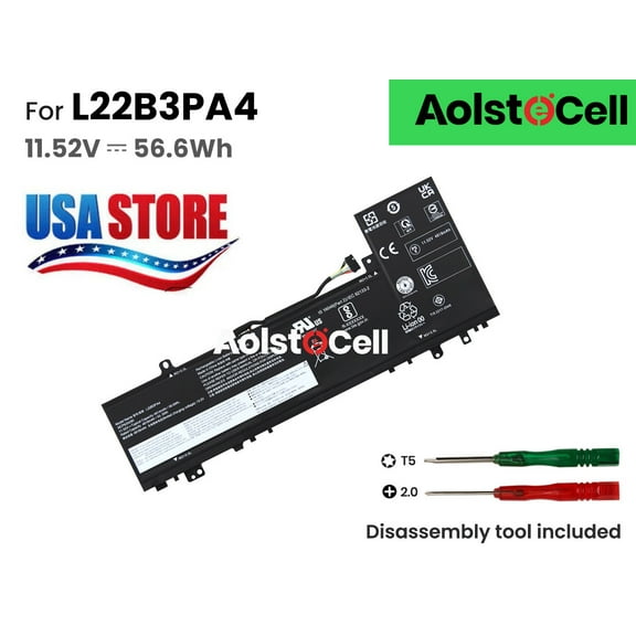L22B3PA4 L22M3PA4 Battery for Lenovo IdeaPad 5 14IAU8-83BF Slim 5 11.52V New