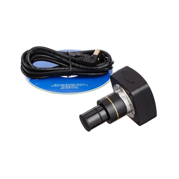 L23 Digital USB Microscope Camera | 5.1MP CMOS Sensor, USB 2.0, Cross-Platform Support, Zinc-Aluminium Housing