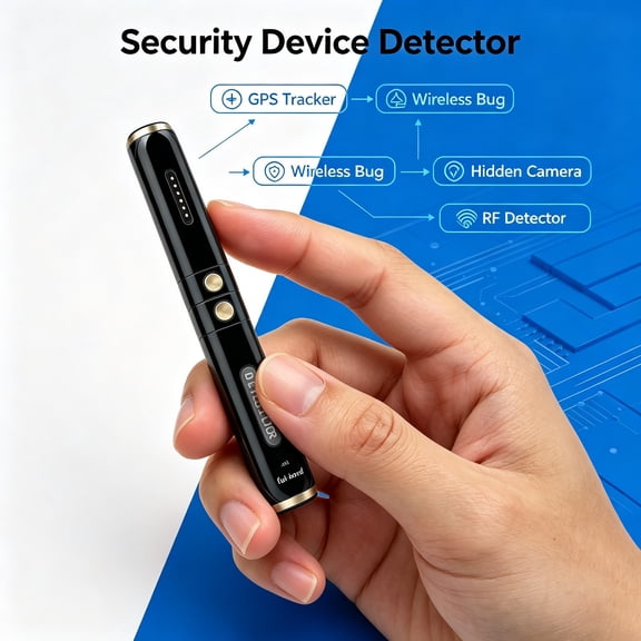 L26 G9 Pro Anti Spy Detector, Hidden Camera Finder, RF Signal & Magnetic GPS Tracker Detector, Portable Bug Detector for Hotel, Travel, Privacy Protection, Type-C Rechargeable