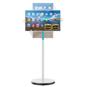Leaderhub L27M 27 2K Portable TV Rotating Touch Computer Monitors with Wheels and moviable Stand