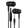 thumbnail image 1 of Earphones with Microphone, L29 Wired Earbuds in-Ear Headphones, 3.5 mm Jack Corded Ear Buds for Back to School PC Work & Study Zero-Latency for Music Gaming - Black, 1 of 10
