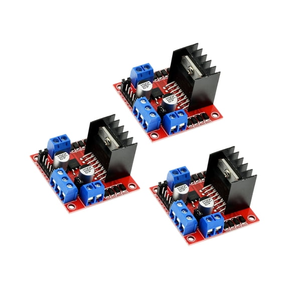 L298N H Bridge Based Motor Driver Module Compatible for Adjustable Speed and Direction Control