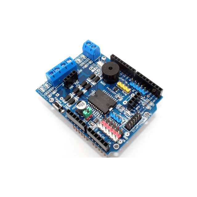 DollaTek L298P Motor Driver Module – H-brug – Stapelbaar – Voor Arduino – PWM-snelheidsregeling – 2A Per Kanaal